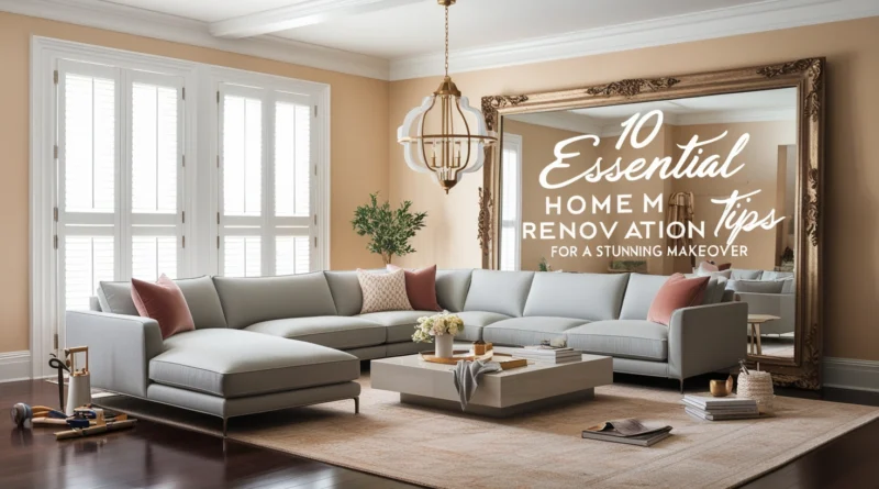 10 Essential Home Renovation Tips for a Stunning Makeover